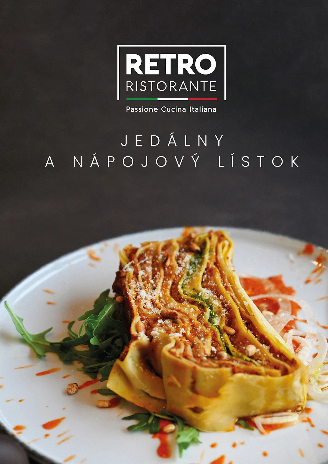 Jedálny a nápojový lístok Retro Ristorante